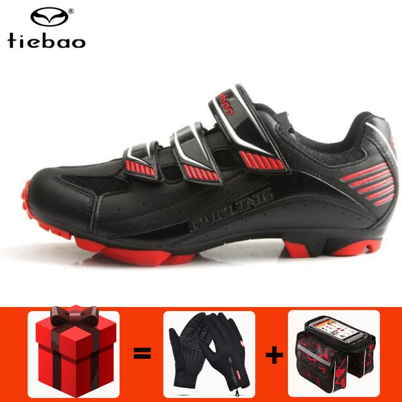 add gift Tiebao велосипедная обувь sapatilha ciclismo mtb горный велосипед chaussure vtt велосипедный самоблокирующийся Нейлоновая подошва мужские кроссовки wo мужские гоночные - Цвет: add gift
