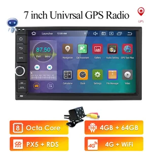 7 android 10 0 octa core 4g ram 64g rom universal double 2 din for nissan car audio stereo gps navigation radio car multimedia free global shipping