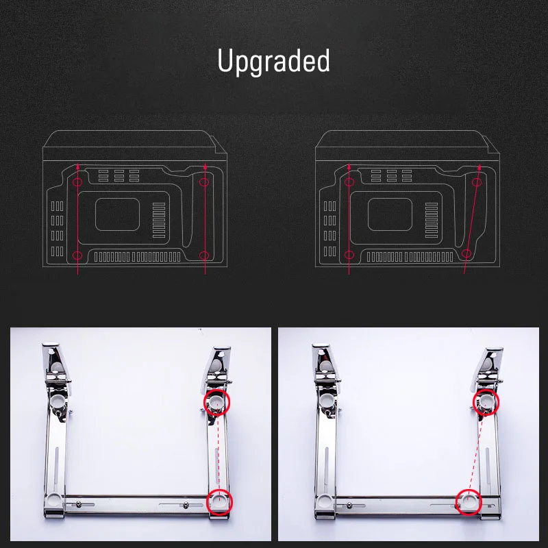 Стеллаж для микроволновой печи из нержавеющей стали кухонные аксессуары