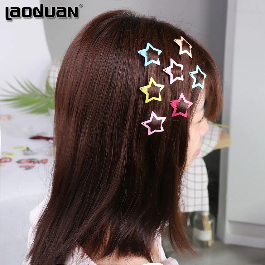 5 шт. детские металлические заколки невидимки для волос|Аксессуары волос девочек|
