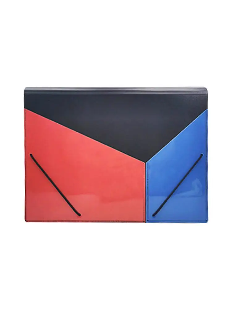 

Multi-color File Folder 13 Pockets Document Organizer Accordion A4 Size Expanding Wallet Stand For Business Office Study Home
