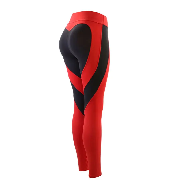 Прошитые любовные леггинсы красные модные удобные дышащие штаны с высокой