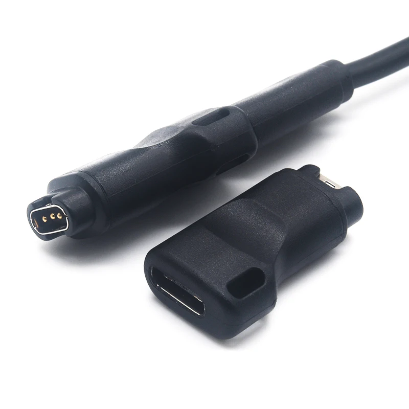USB Type C женское на 4 Внешнее зарядное устройство для Garmin Forerunner 945 адаптер vivoactive 3 fenix