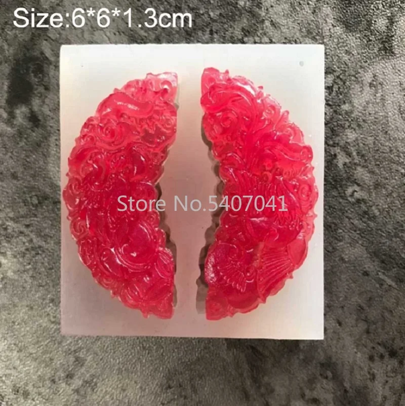 Подвеска из жидкого силикона в китайском стиле 1 шт | Украшения и аксессуары