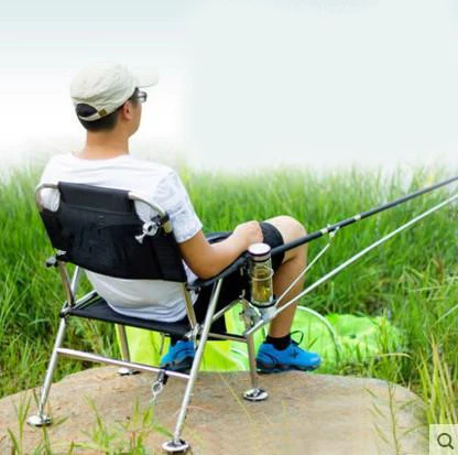 Многофункциональный стул для рыбалки отдыха на природе из нержавеющей стали