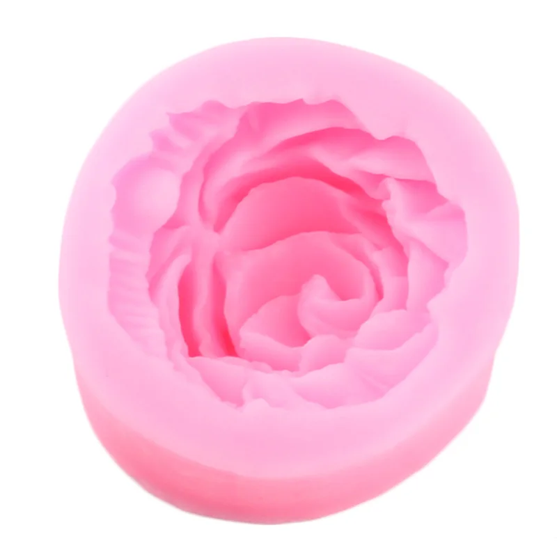 Силиконовая форма для мыла 3D цветок роза помадка торта капкейков конфет