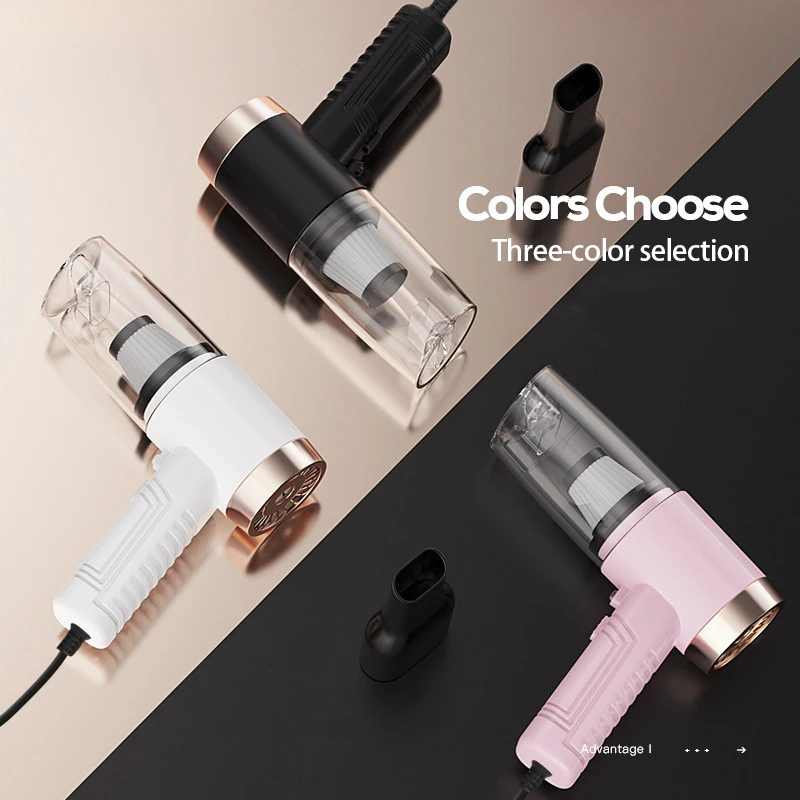 

Mini Vacuum Cleaner With LED Light For Home/Car 12V 120W Handheld Vacuum Cleaner Wet Dry Portable Car Electrical Appliances