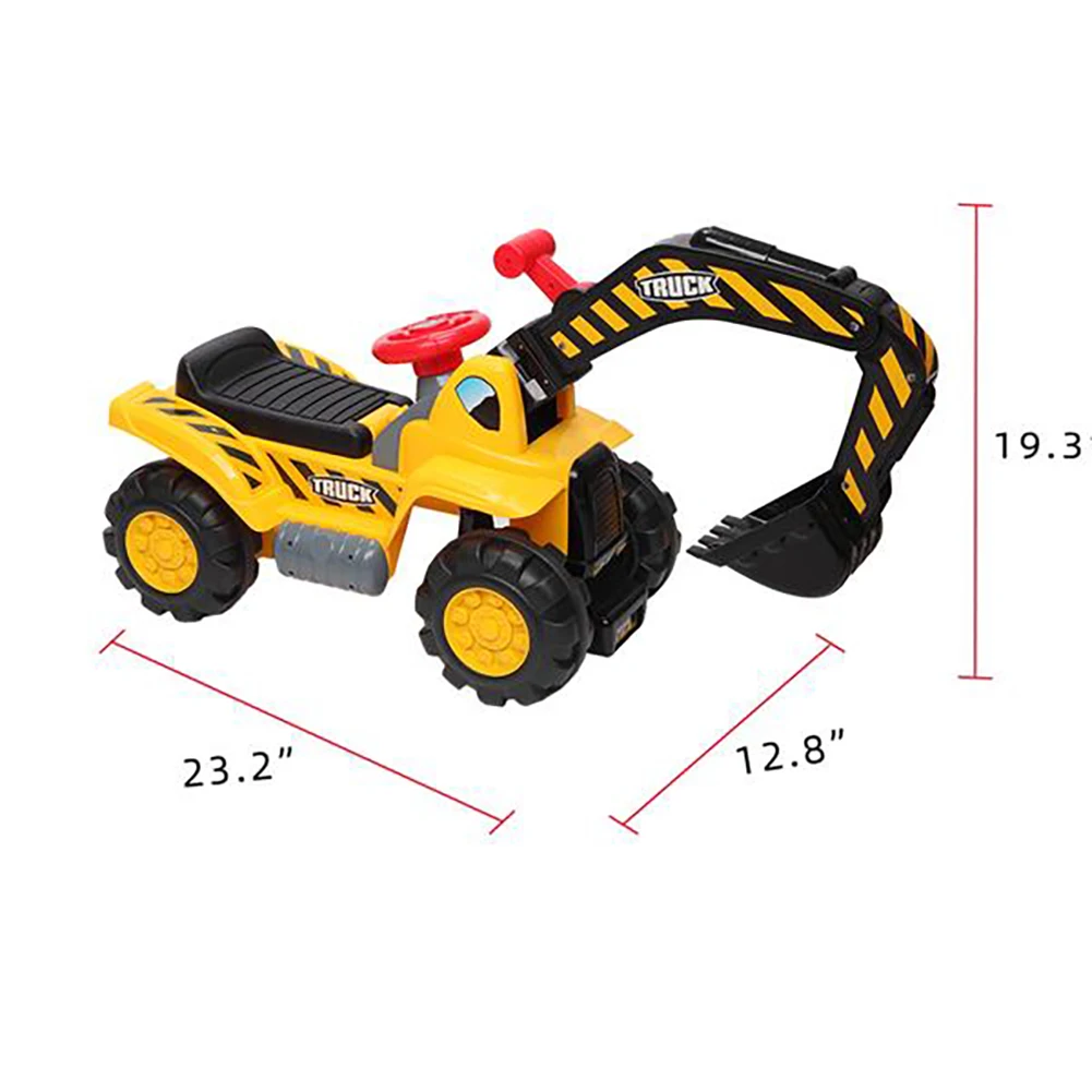 

Electric Car Toy Children Engineering Car Old Toy Battery Double Drive With Remote Control Knight Excavator Kid Boy Birthday Toy