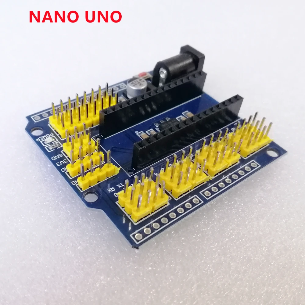 

NANO UNO v3 expansion shield cnc control board compatible arduino cnc shield v4 IO plate For AVR ATMEGA328P Nano 3.0