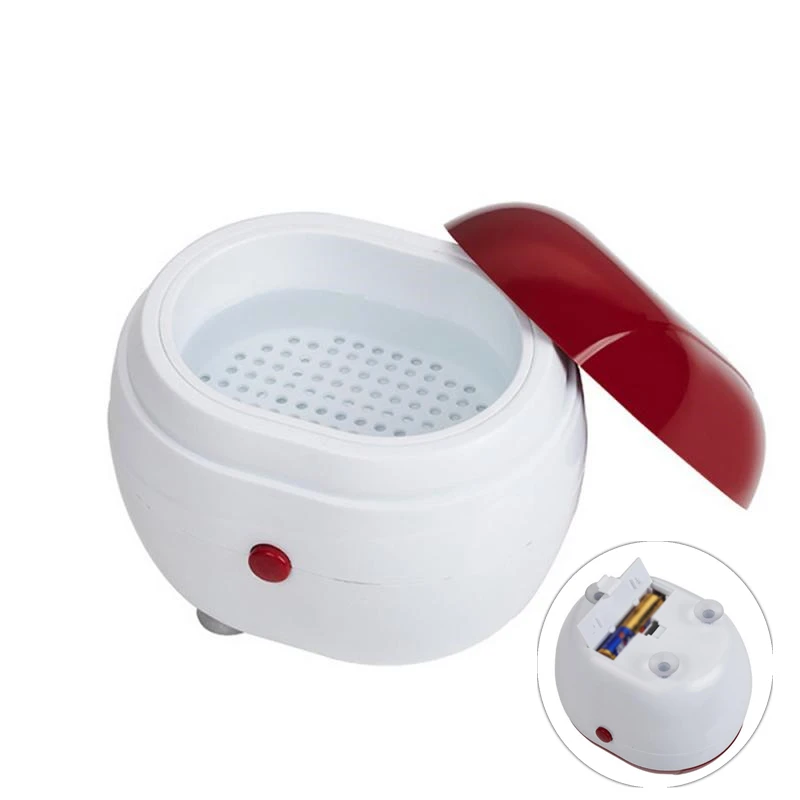 

Mini Gold Silver Jewelry Watches Cleaner Machine Ultrasonic Electric Cleaner Jewelry Furniture Essential Electric Cleaning Box