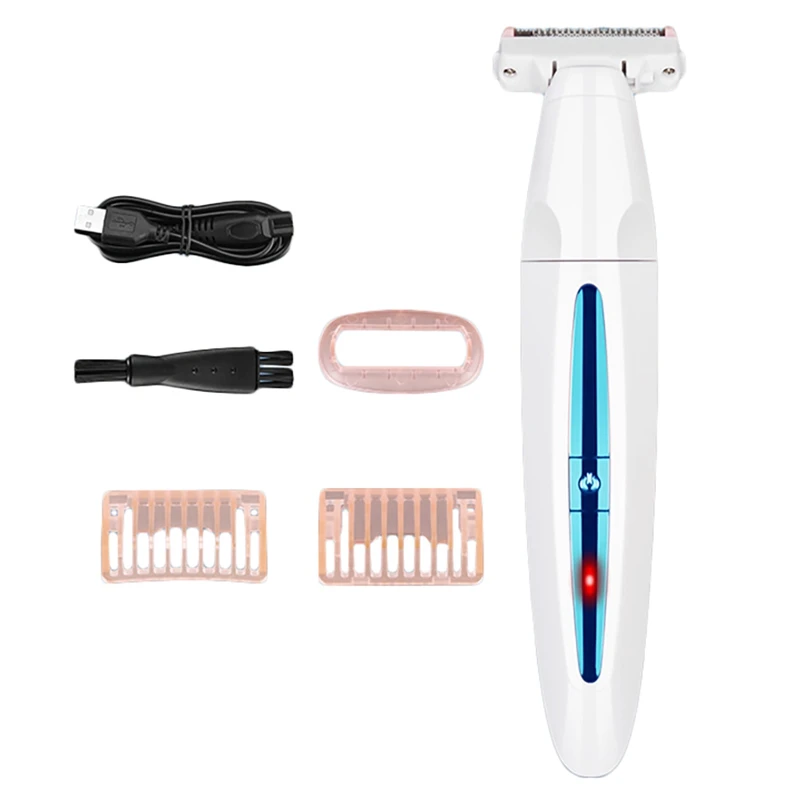 

Electric Women Shaver Facial Body Leg Arm Back Bikini Trimmer Washable USB Rechargeable Hair Removal Shaving Machine