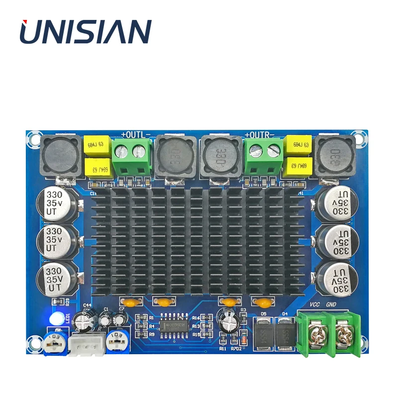 Аудио усилитель UNISIAN TPA3116D2 TPA3116 2X150W 2 0 каналов Плата усилителя высокой мощности с