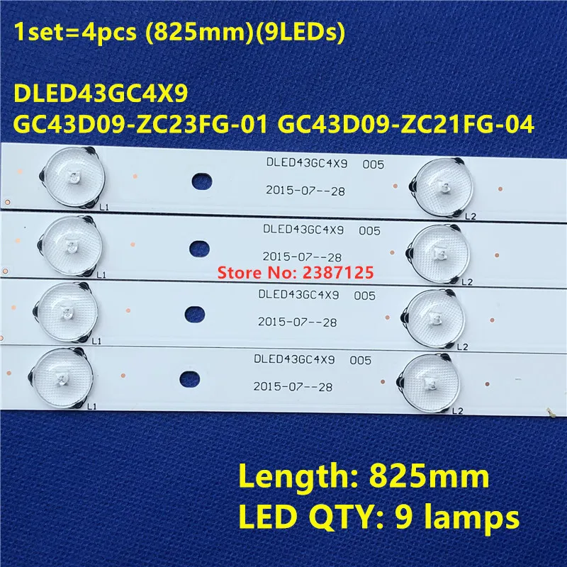 5kit LED strip for Ph ilips 43'' DLED43GC4X9 GC43D09-ZC21FG-04 GC43D09-ZC23FG-01 43PFF5021 43PFF5011 T4312M LD43V22S BOEI430WU1