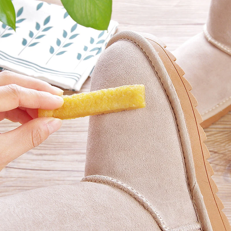 

High-quality Raw Rubber Block Suede Nubuck Leather Stain Boot Shoes Deerskin Suede Shoes Cleaning Rubber Eraser Shoe Brush TSLM1