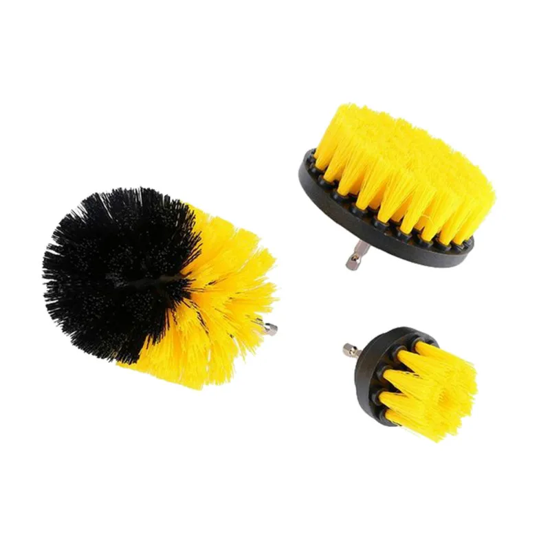 Drill Bristle Scrubber Brush Full Power Cleaning Tools Scrubber Car Tires Home Turbo Scrub Carpet Glass Auto Care Cleaning Tools