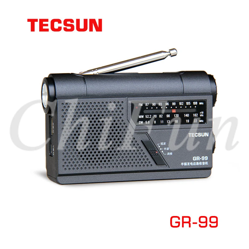 Tecsun GR-99 FM 87-108 МГц Коротковолновая полнодиапазонная указка ручной перезаряжаемый