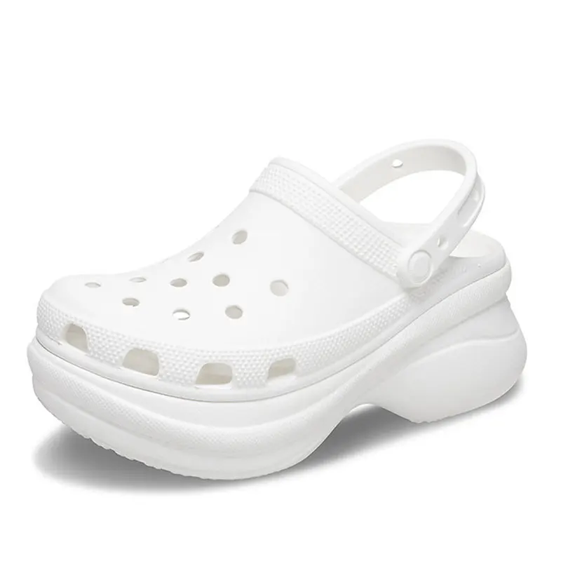 

2021 Trend Summer Shoes Womens Platform Garden Shoes Sandals Clogs for Women Increase Outdoor Croks Beach Slippers Tongs