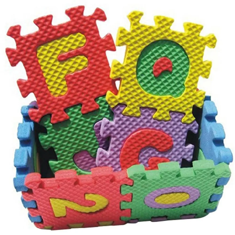 

36 Pcs/Set 3D Foam Puzzle Child Adults Novelty Alphabet Number EVA Teaching Mats Toy Educational Kid Toys