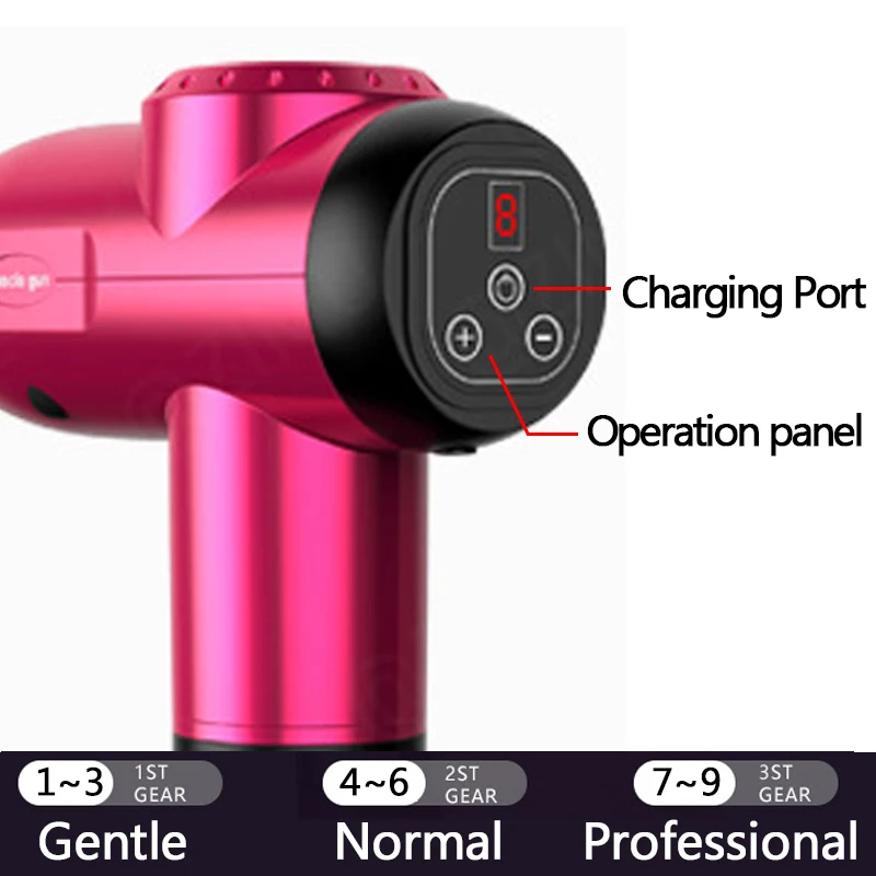 Электрический пулемет для глубокого расслабления мышц оборудование фитнеса