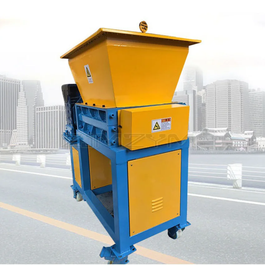 Большая Электрическая дробилка с одним мотором и двумя осями универсальные шины