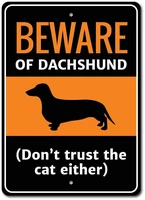new metal aluminum sign dachshund sign dachshund gift dachshund metal wall decor vintage decoration 8x12 inch