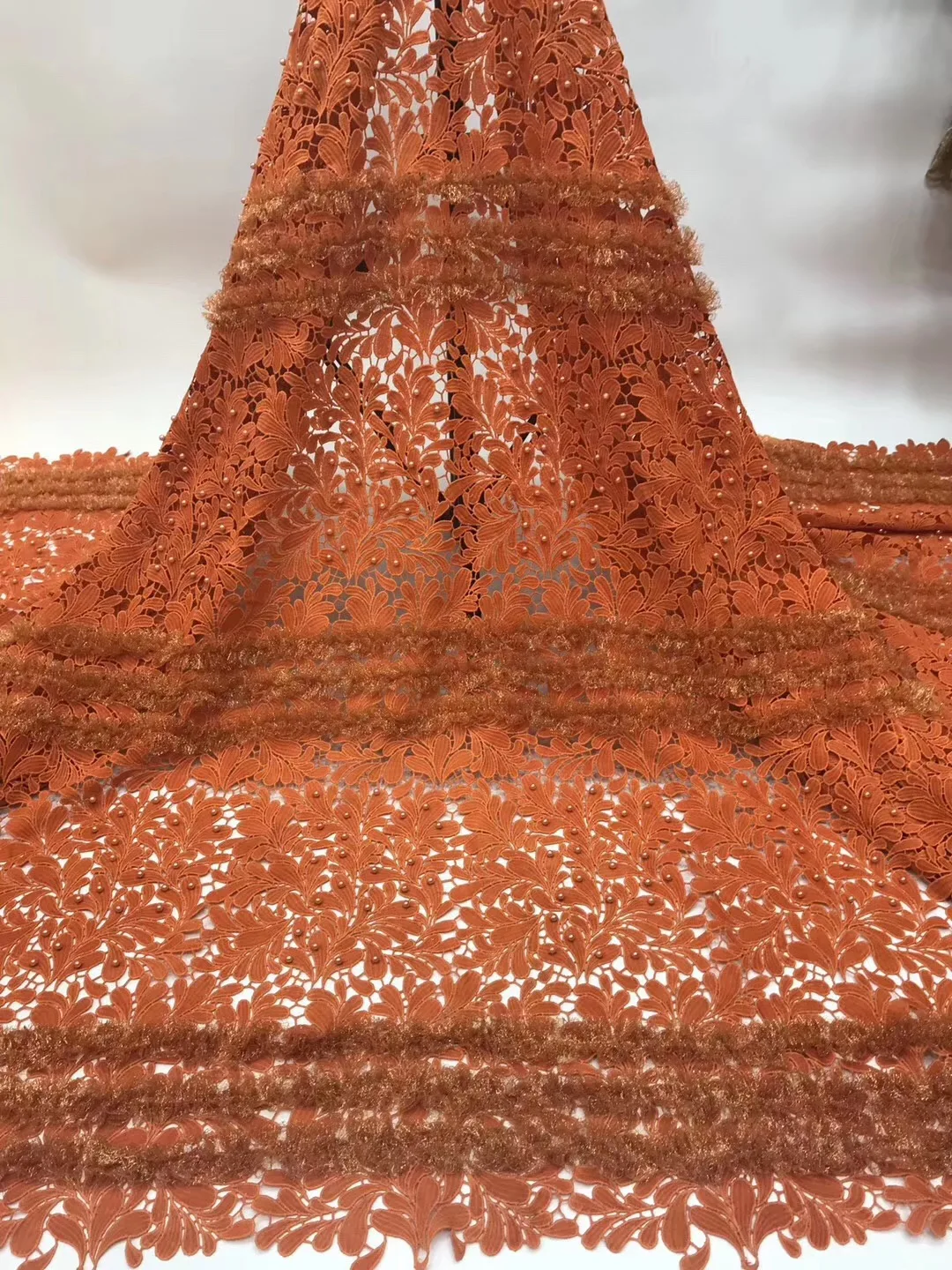 

Newest African Tulle Lace Fabrics With Stones Embroidery Net Lace African French Lace High Quality With Beaded Wedding DF066