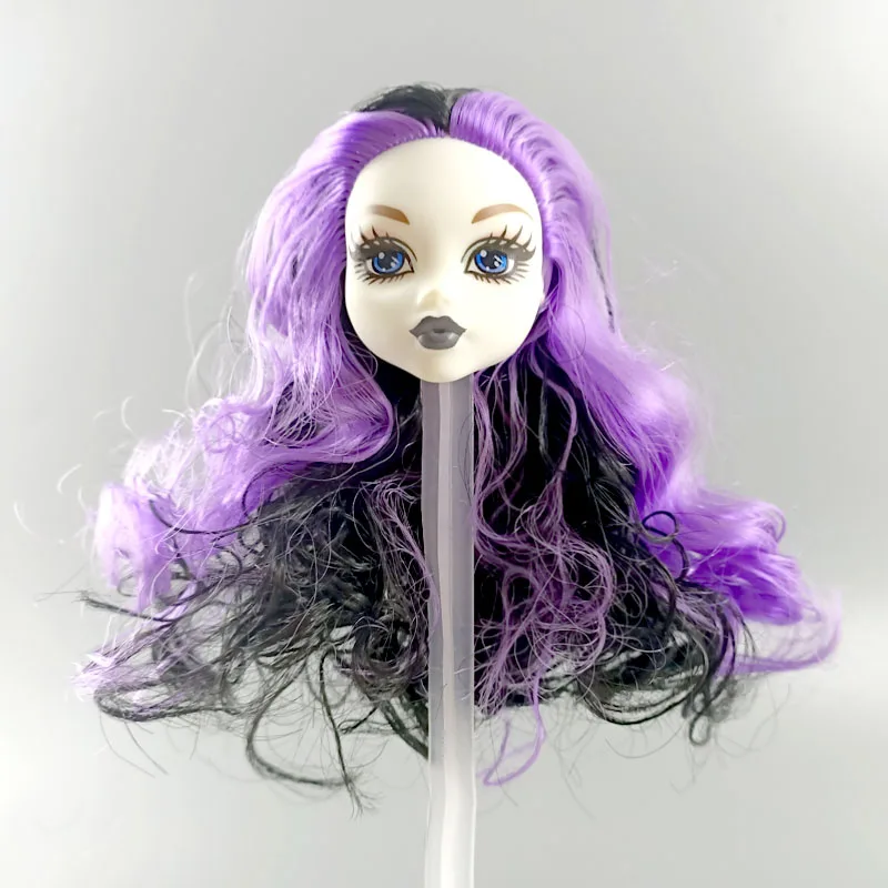 Пурпурная голова для куклы с волосами макияж 1/6 Monster High головки аксессуары кукол