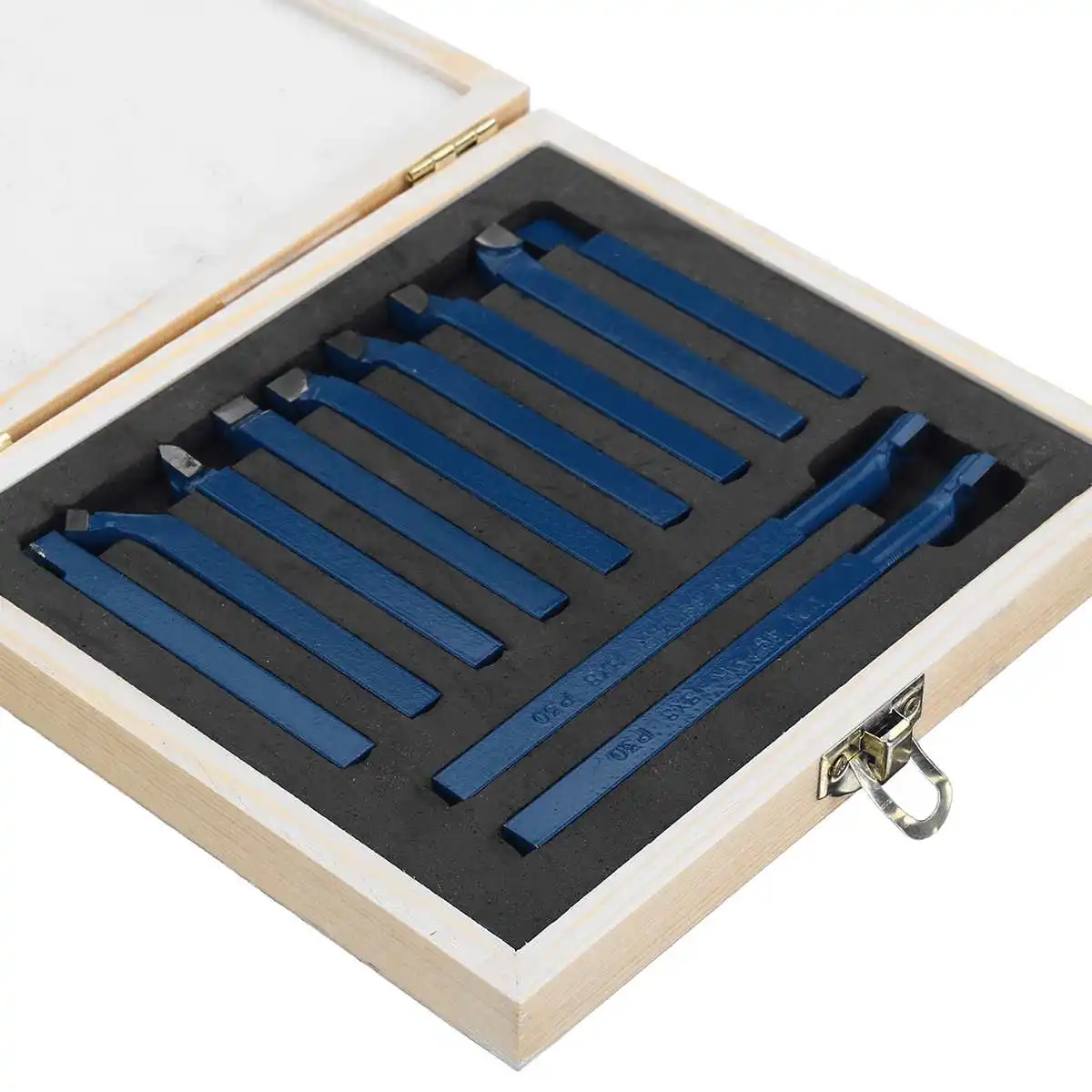 

11Pcs 10*10mm/8*8mm Carbide Tip Tipped Bit Set Brazed Milling Cutter Tools For Metal CNC Lathe, Welding Turning Tool Holder