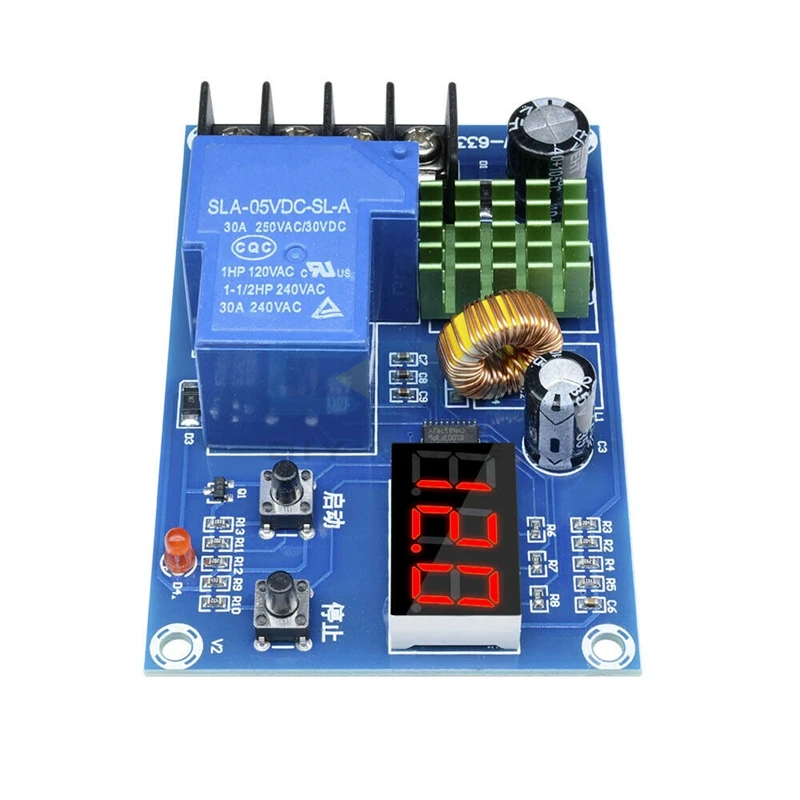XH-M604 60V Battery Charging Controller Protection Switch With 6-40V To 1.2-36V Voltage Regulator Power Supply Module | Электроника