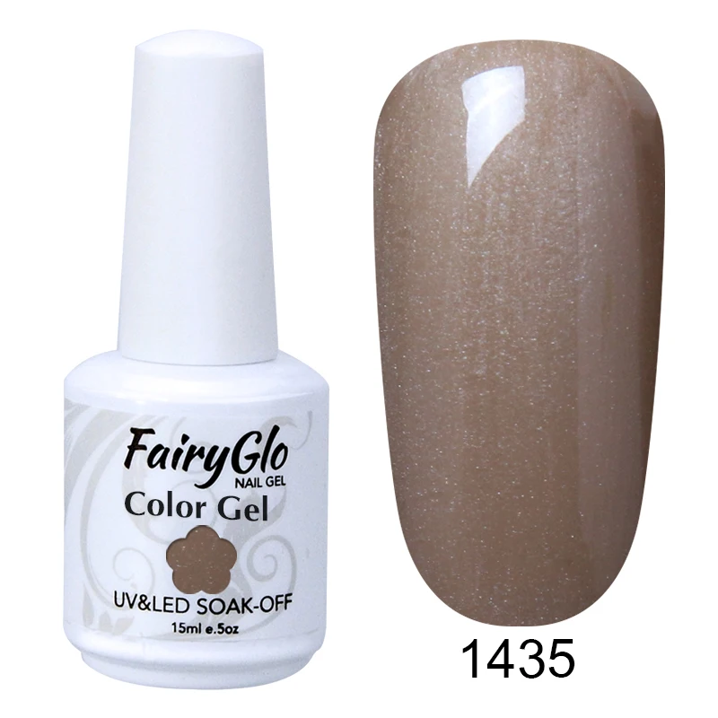 FairyGlo флуоресцентный неоновый УФ-гель для ногтей Дизайн ногтей гель лак замачиваемый Vernis полуперманентный лак для ногтей 15 мл - Цвет: 1435