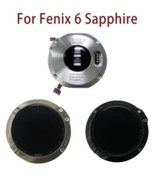 for garmin fenix 6 sapphire fenix6 sapphire silvercarbon lcd screen back cover case panel sport watch parts repair