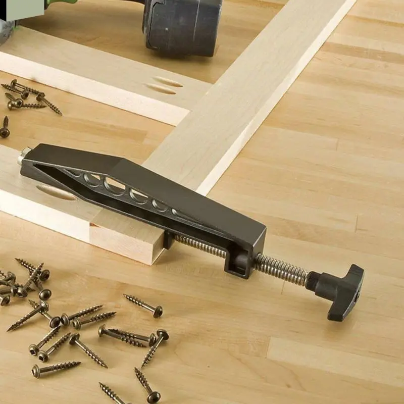 Специальный фиксированный зажим для отверстий под наклоном деревообработки