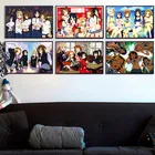 Настенное искусство HD, модульный холст, японское аниме, картина KON, лот, красивая девушка, домашний декор, картина, печать, постер, гостиная, квадратная рамка