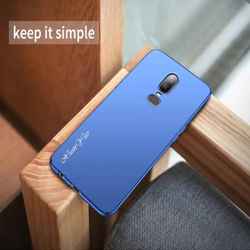 OnePlus 6 6T чехол XUANYAO модный тонкий матовый для жесткий защитный задней панели One Plus |