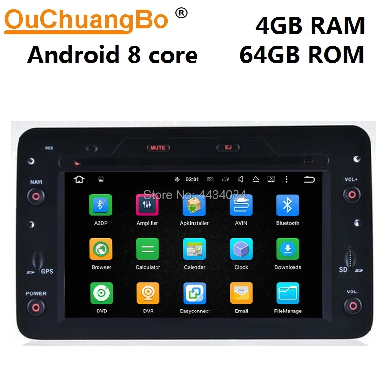

Ouchuangbo Авто gps Медиа стерео радио android 9,0 система для Alfa Romeo Spider (2006 новее) с Bluetooth wifi usb swc 4 + 64