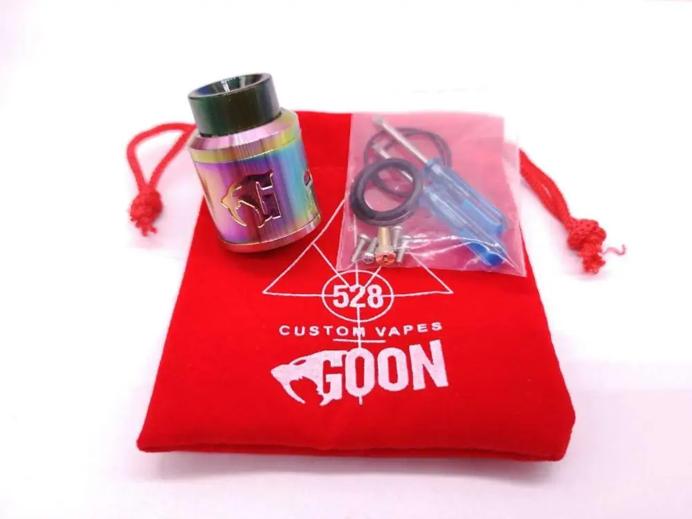 Горячая Распродажа 528 GOON 25 RDA атомайзер 24 мм Диаметр с широким отверстием