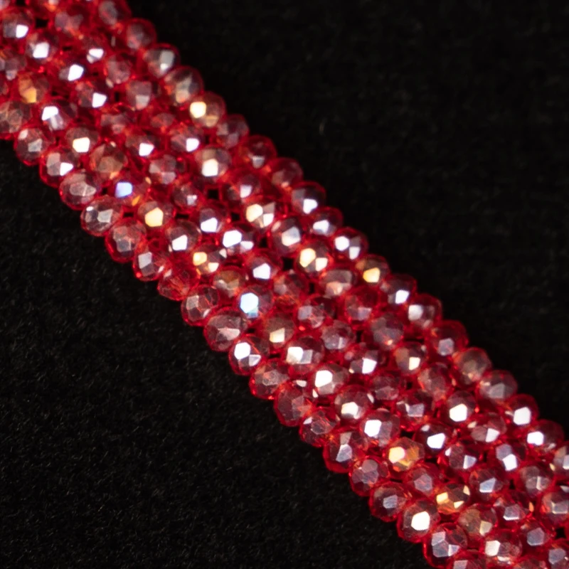 2mm 190pcs matte pink glass beads handmade crystal spacer bracelet necklace earrings DIY jewelry making | Украшения и аксессуары