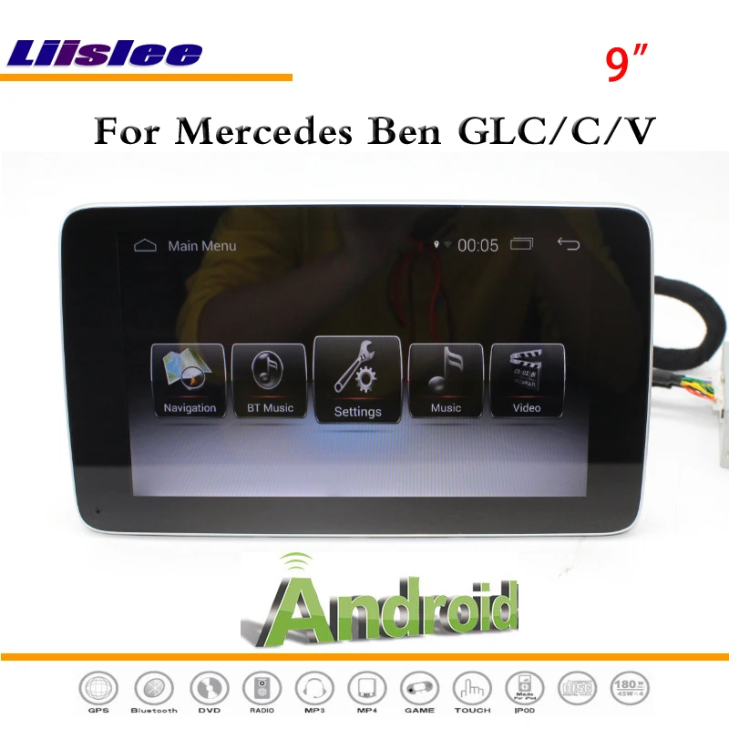 Liislee Android мультимедийный для Mercedes Benz GLC / C V класс 2015 ~ 2017 Радио стерео CD DVD плеер GPS