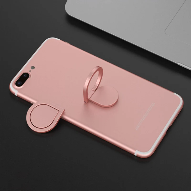 

Mobile Phone Ring Metal Stand Holders Universal 360 Degree Original Water Droplet Cartoon Phone Ring Finger