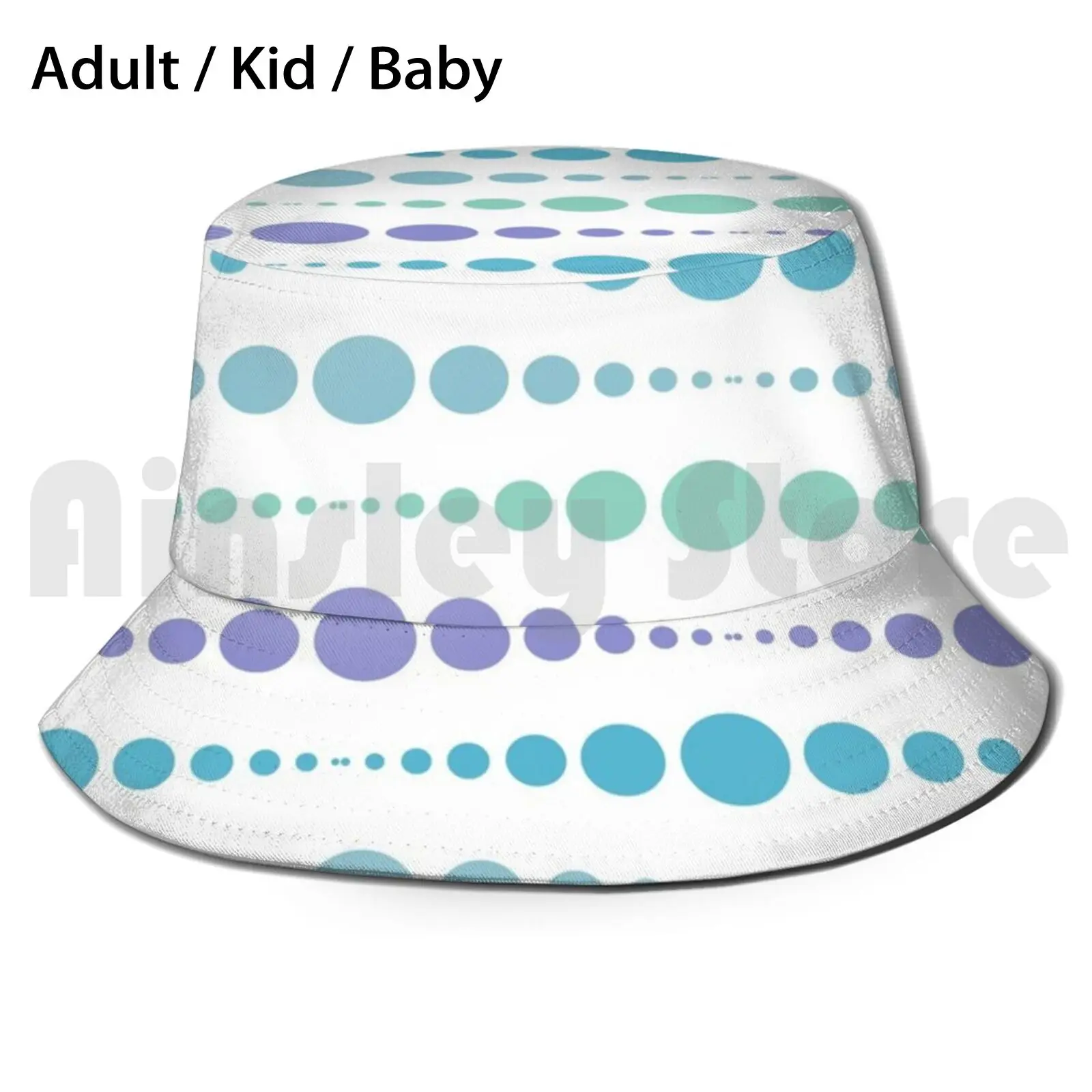 

Dots [ Wander ] Sun Hat Foldable UV Protection Modern Pattern Abstract Geometric Shape Elements Shapes Classy Circles