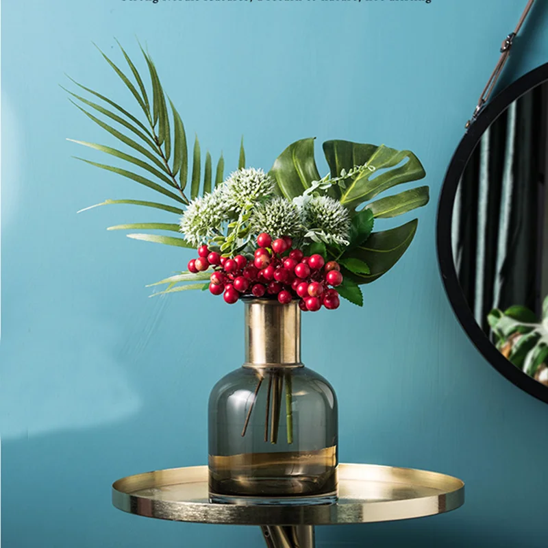 Современное Качество прозрачное украшение для стеклянной вазы высокие свадьбы