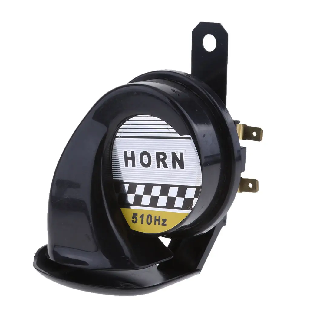 

Car Motorcycle 130dB Loud Snail Air Horn Siren Waterproof 510hz 12V DC Black