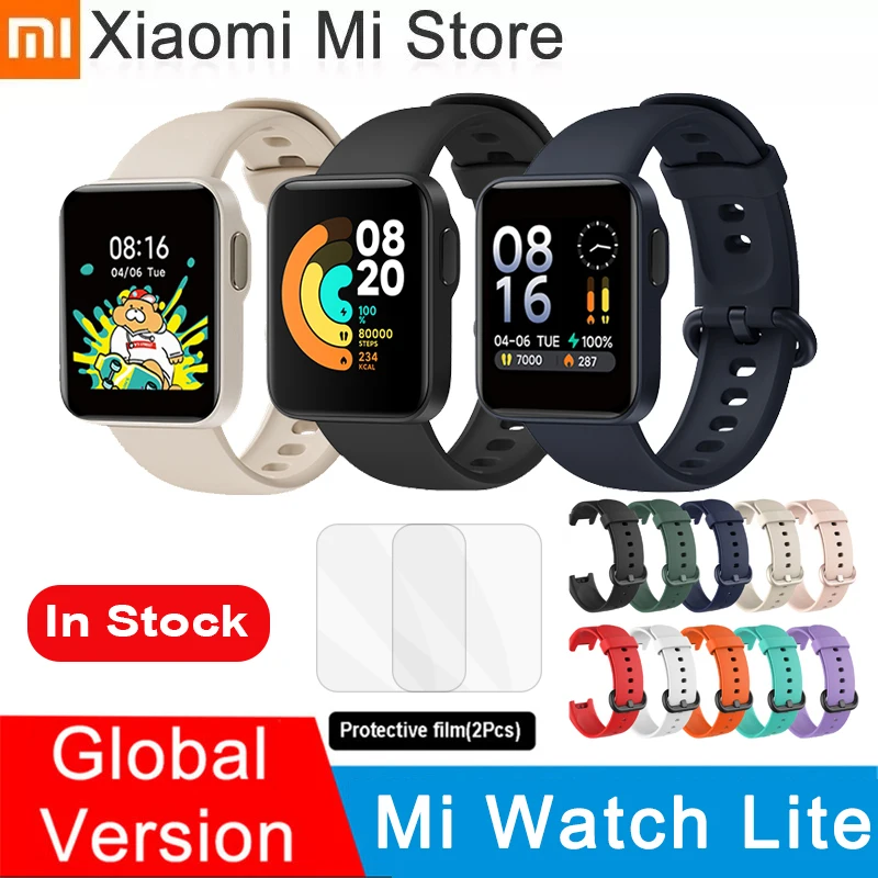 Xiaomi Mi часы Lite Bluetooth 5 GPS фитнес кровяное давление трекер монитор сердечного ритма