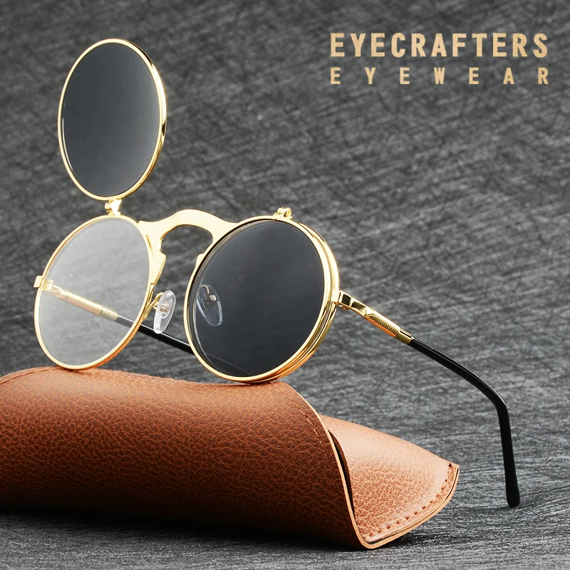 Круглые Солнцезащитные очки EYECRAFTERS в стиле ретро модные солнцезащитные с