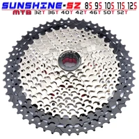 mtb 8 9 10 11 12 speed cassette wide ratio freewheel mountain bike sprocket 11 32364042465052t compatible for shimano hg