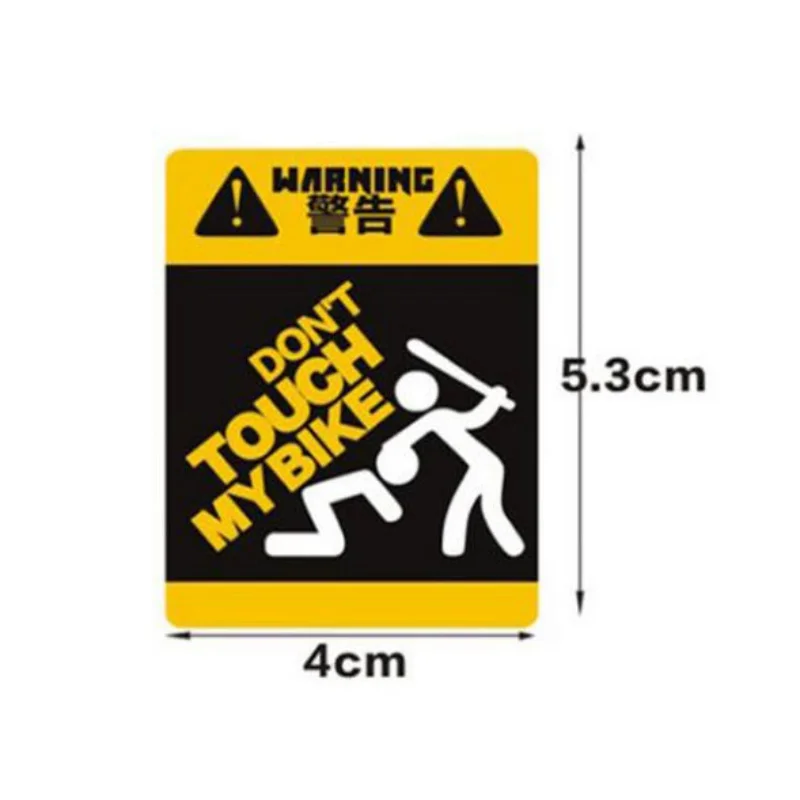 

HOT Bicycle Warning Sticker Fashion Style Graffiti Sticker Waterproof Cycling Bike Road Sticker