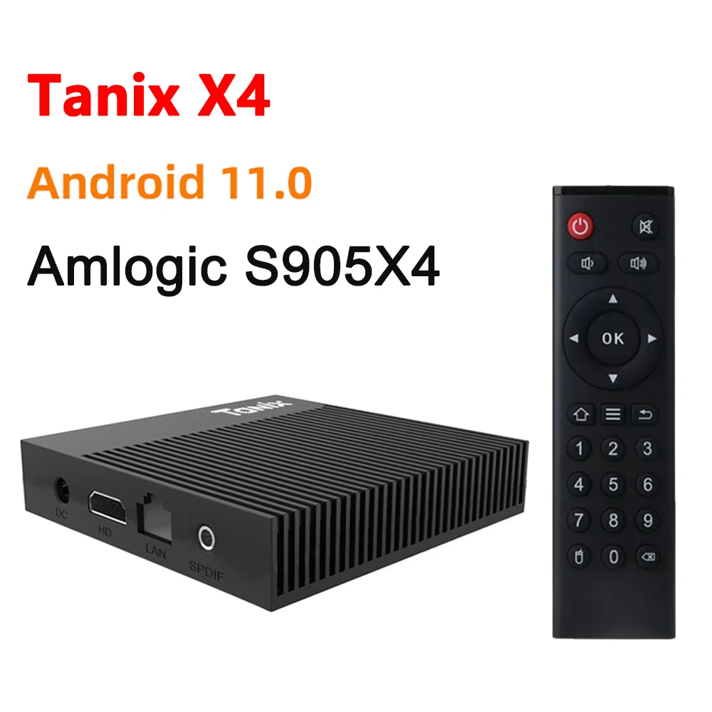 ТВ-приставка Tanix X4 Android 11 0 Amlogic S905X4 4 + 32/64 ГБ | Электроника