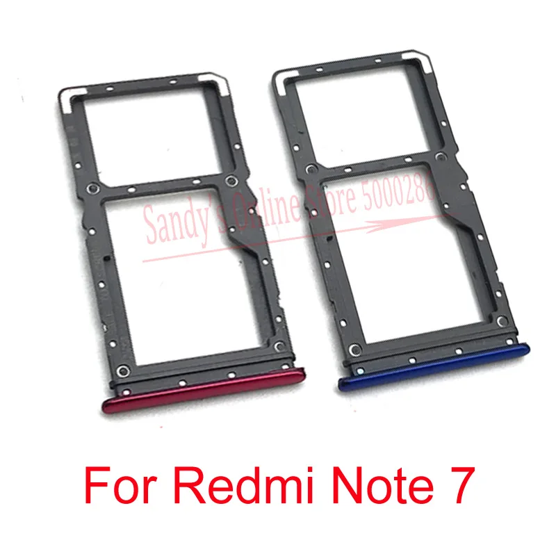 

20 шт., лоток для Sim-карт для Xiaomi Redmi Note 7