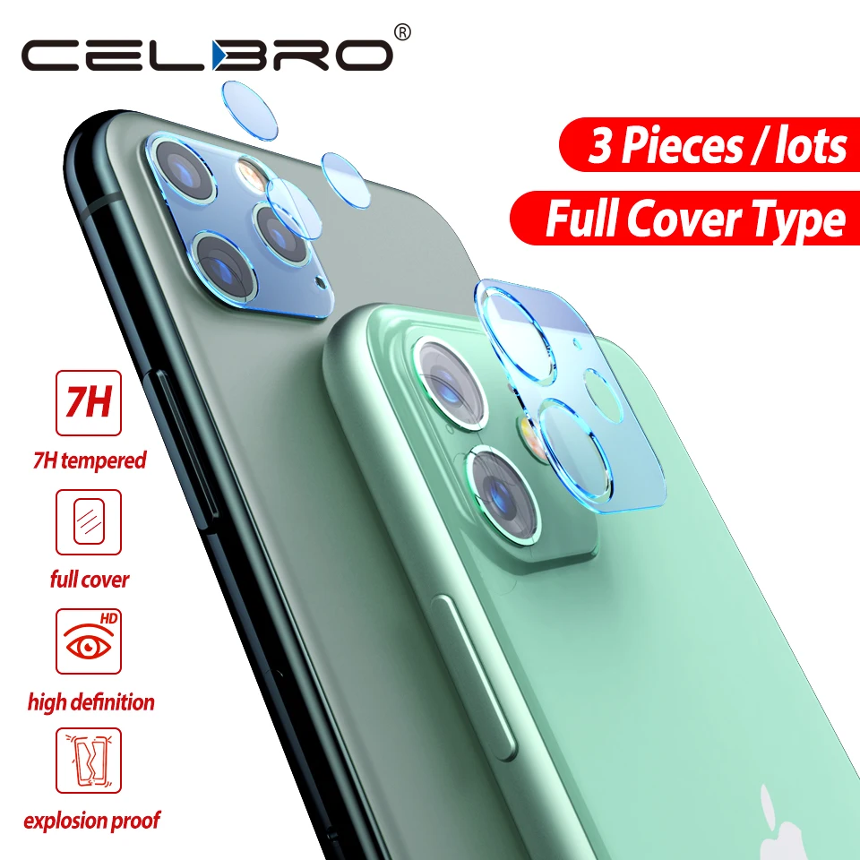 Защитная пленка из закаленного стекла для Iphone 11 Pro Защитное стекло задней камеры