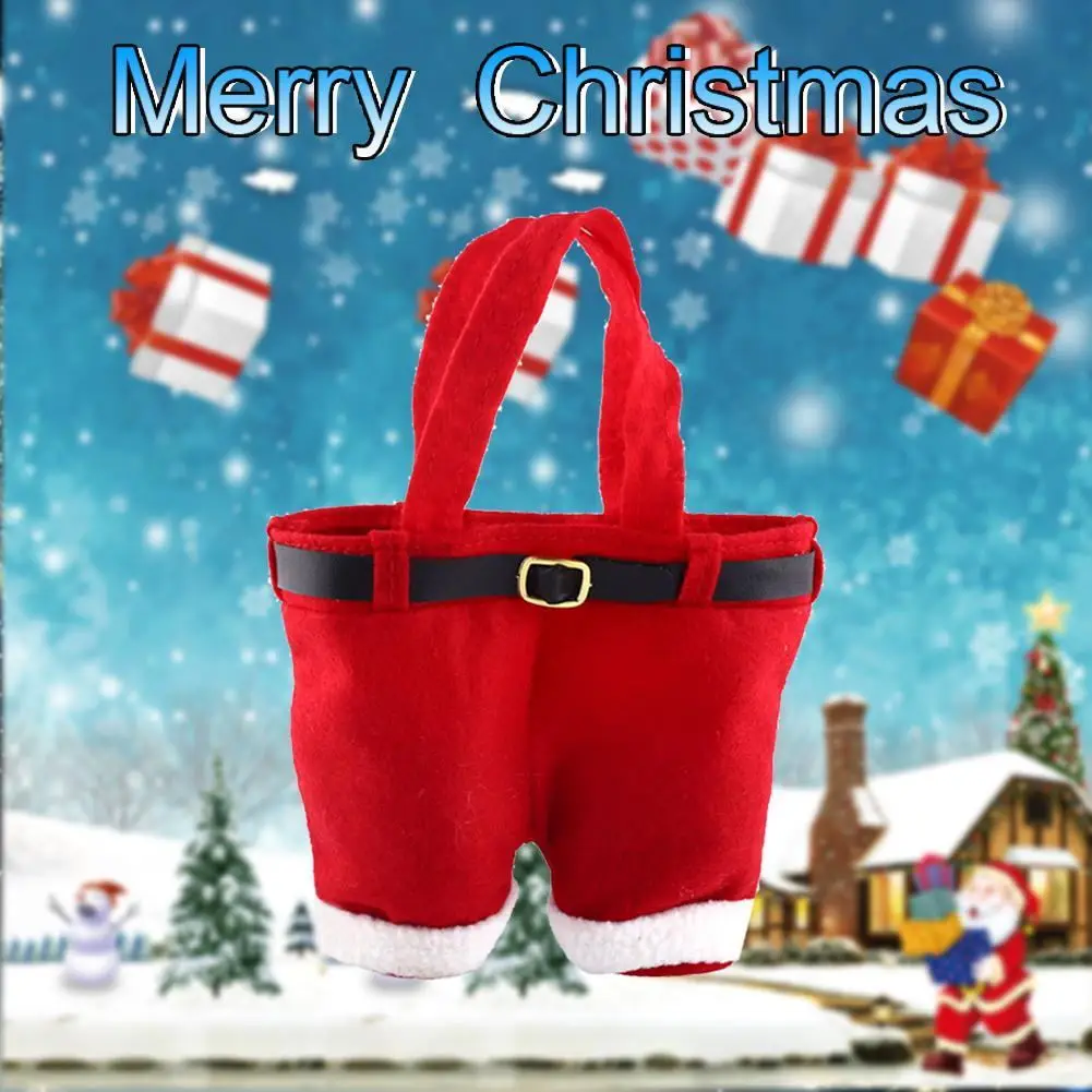 Горячая Изолированная переноска Санта Клаус Счастливого Рождества держатель